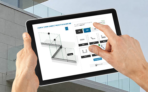 configurateur garde-corps verre 