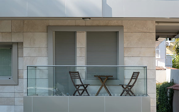 garde-corps en verre pour balcon