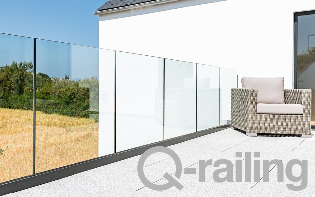 q-railing balustrade verre