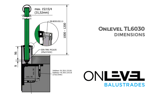 profil de sol en U 3KN Onlevel TL6030